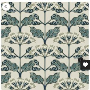 3 rolls Ronald Redding Tracery Blooms wallpaper